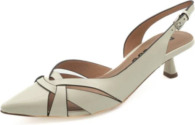 Bibi Lou Witte damesschoenen met 4-inch hak
