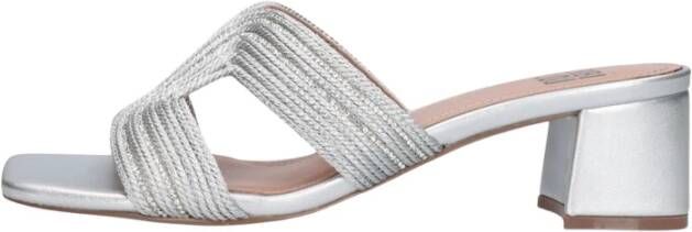 BIBI LOU Muiltjes Dames 879z94hg Maat: 37 Materiaal: Leer Kleur: Zilver - Foto 3