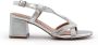 Bibi Lou Zilveren Sandalen met Glanzende Stofweefsel - Thumbnail 1