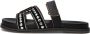 Bibi Lou Zwarte zomer slippers stijlvol minimalistisch comfort Black Dames - Thumbnail 3