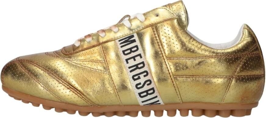 BIKKEMBERGS Lage Sneakers Dames 30606 Maat: 40 Materiaal: Leer Kleur: Goudkleurig - Foto 2