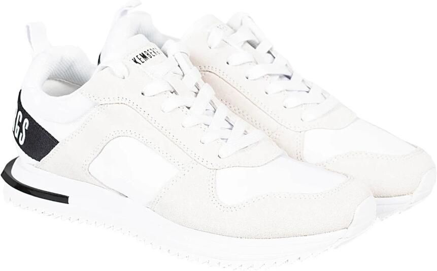 Bikkembergs Veterschoenen met logo zool Wit Dames - Foto 5