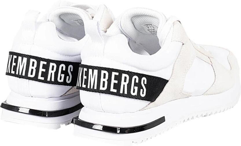 Bikkembergs Veterschoenen met logo zool Wit Dames - Foto 6