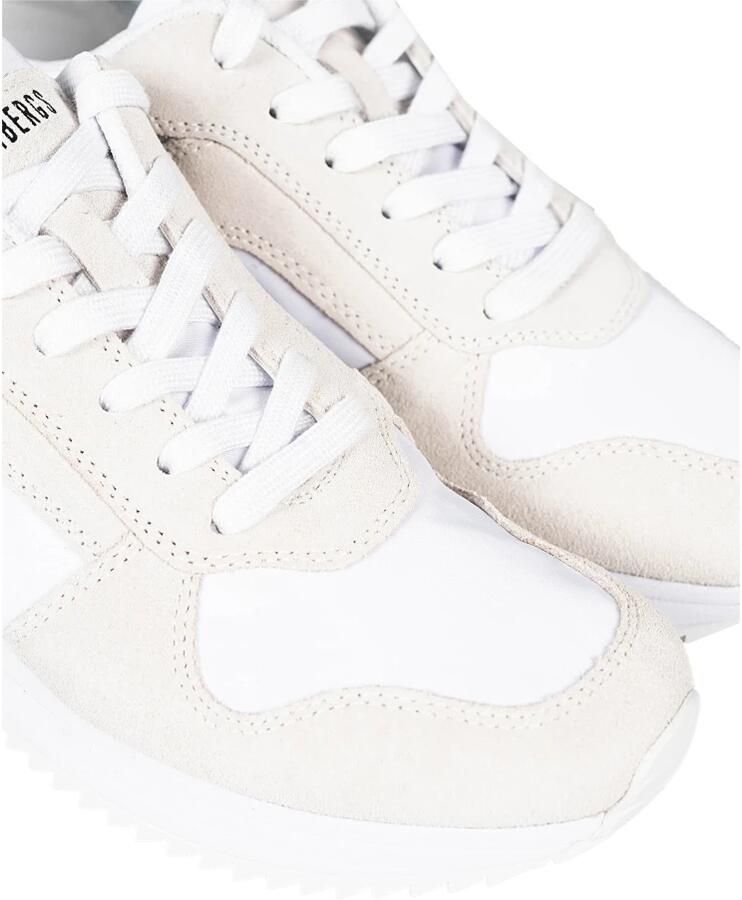 Bikkembergs Veterschoenen met logo zool Wit Dames - Foto 3