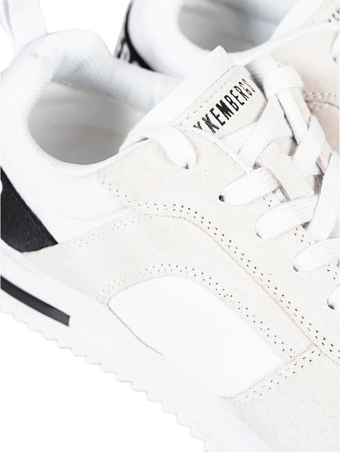 Bikkembergs Veterschoenen met logo zool Wit Dames - Foto 4