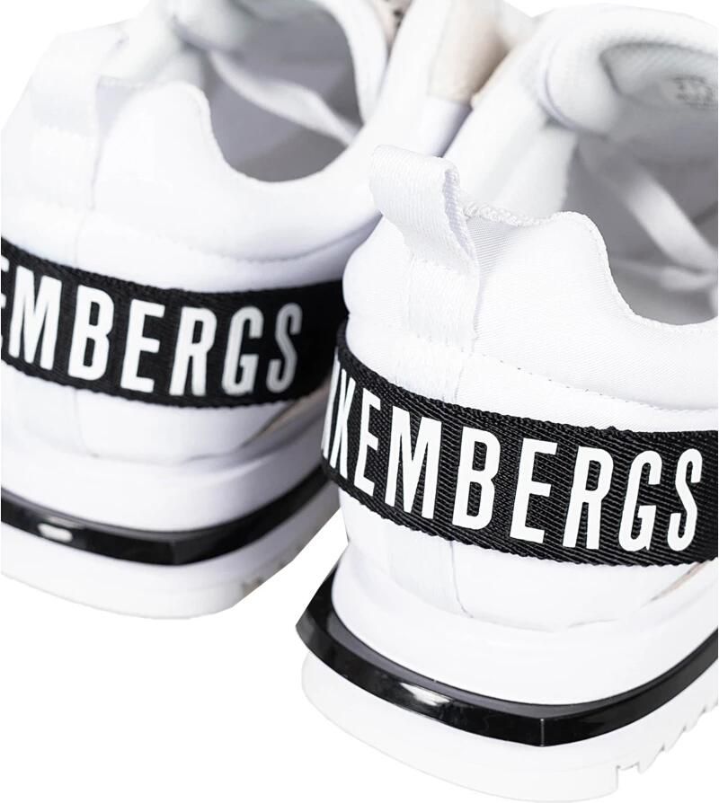 Bikkembergs Veterschoenen met logo zool Wit Dames - Foto 2