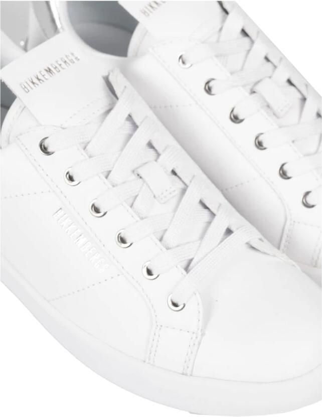 Bikkembergs Vetersneakers met logo zool Wit Dames