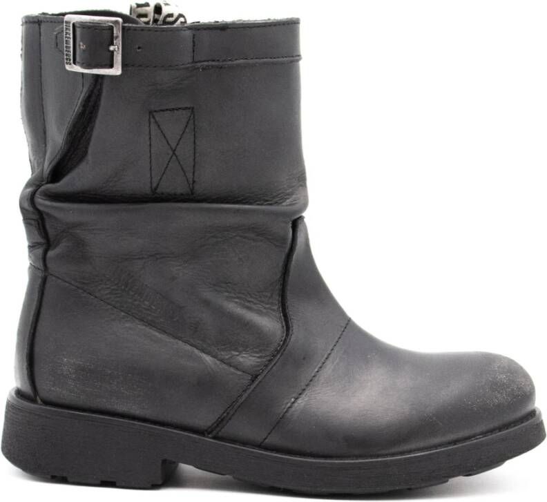 Amina Muaddi Boots "Marine" Boots – Black in zwart