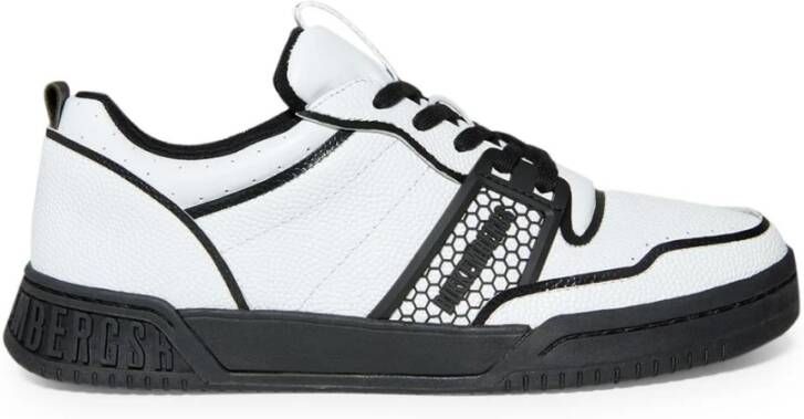 Bikkembergs Heren Sneakers Synthetisch Leer Rubberen Zool White Heren
