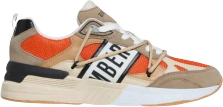 Bikkembergs Taupe Herenschoenen Dunga Stijl Multicolor Heren
