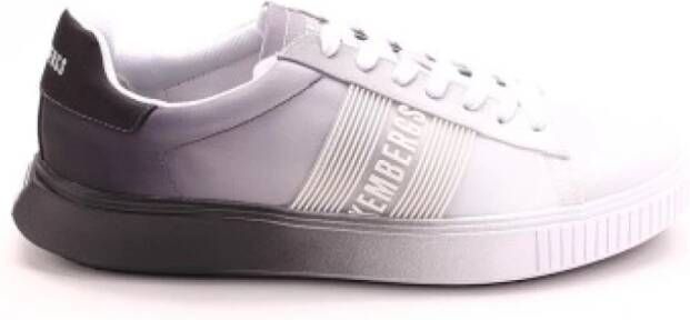 Bikkembergs Heren Leren en Textiel Sneakers White Heren