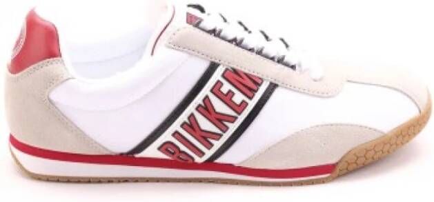 Bikkembergs Heren Leren en Textiel Sneakers White Heren