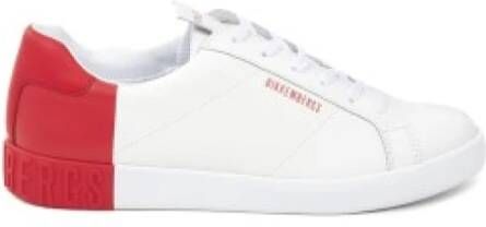 Bikkembergs Heren Leren Sneakers White Heren