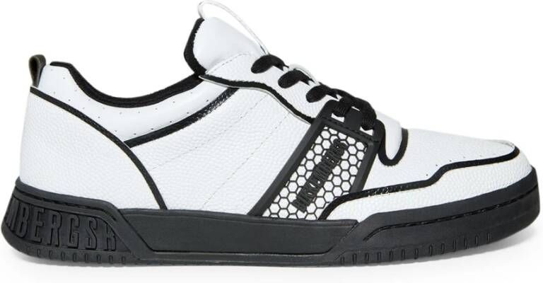 Bikkembergs Heren Sneakers Synthetisch Leer Rubberen Zool White Heren