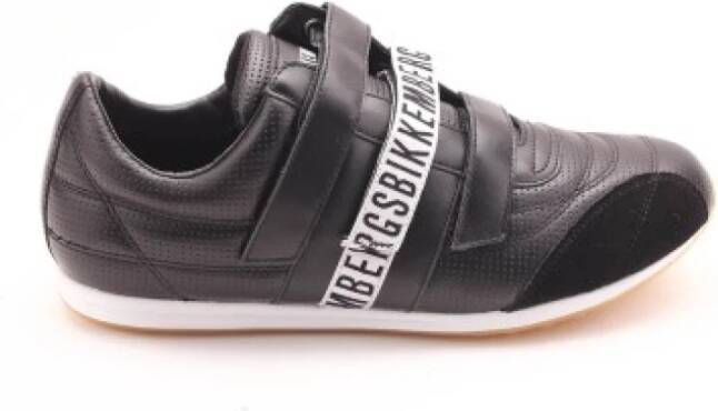 Bikkembergs Leren herensneakers Black Heren