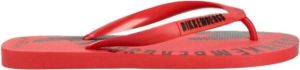 Bikkembergs Logo slippers flops Rood Heren