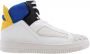 Bikkembergs Men s High Top Sneakers White Heren - Thumbnail 1