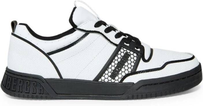 Bikkembergs Heren Sneakers Synthetisch Leer Rubberen Zool White Heren