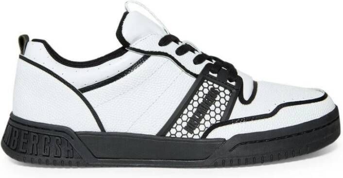 Bikkembergs Heren Sneakers Synthetisch Leer Rubberen Zool White Heren