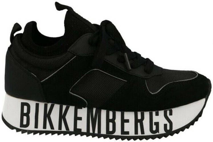 Bikkembergs Sportieve Sneakers White Black Dames