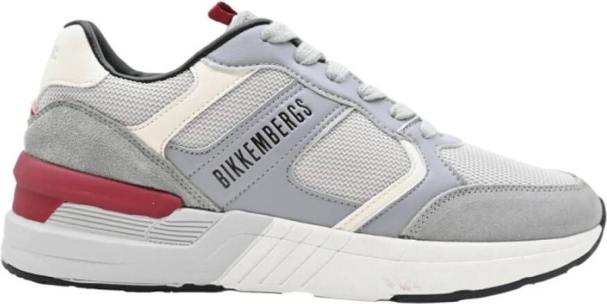 Bikkembergs Suede Off White Sneakers Multicolor Heren