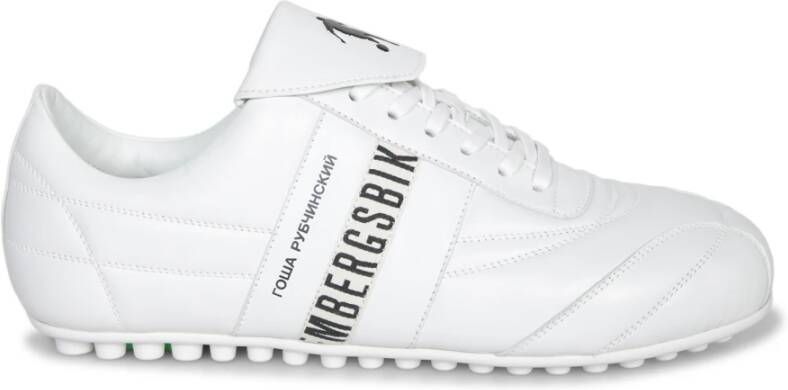Bikkembergs Witte Leren Sneakers Stijlvol Comfort