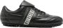 Bikkembergs Zwarte Leren Logo Strap Sneakers - Thumbnail 1