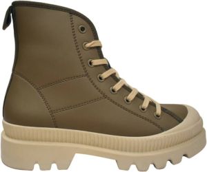 Billi Bi Beige Veterschoenen met Chunky Zool Beige Dames