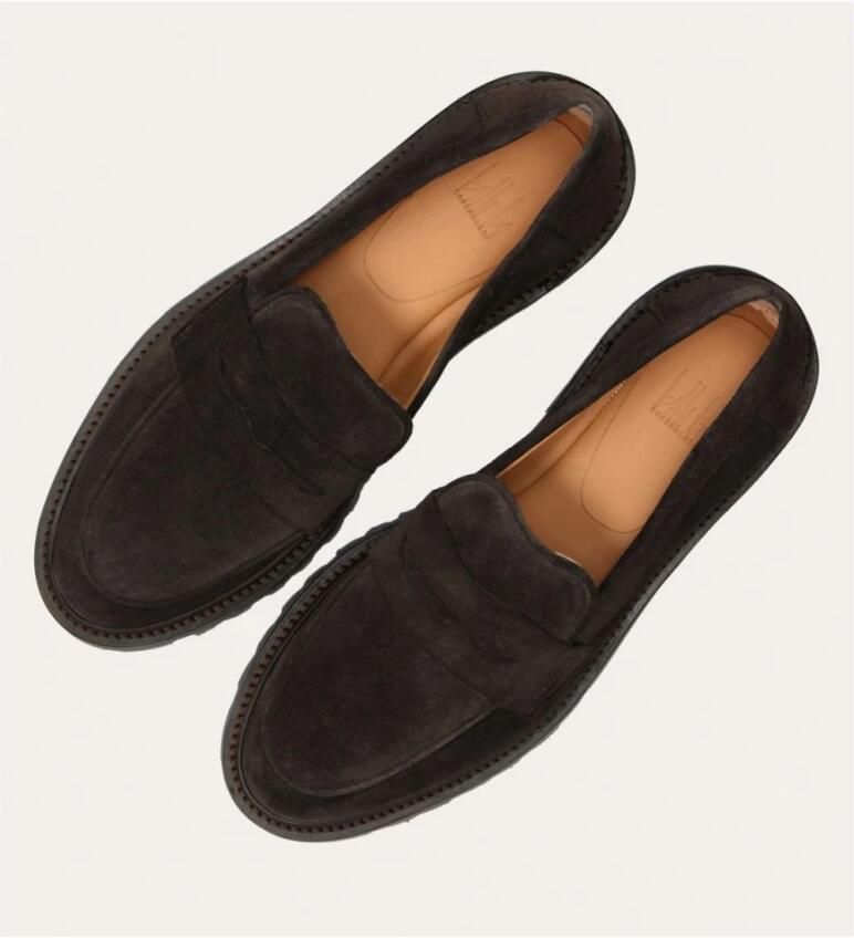 Billi Bi Bruine Suède Loafer met Uitsnijding - Foto 2