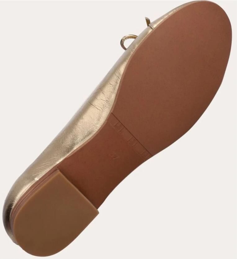 Billi Bi Gouden Nappa Ballerina Schoen - Foto 2