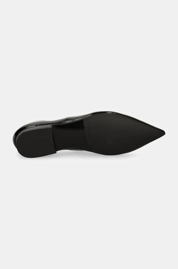 Billi Bi Zwarte Leren Ballet Flats Elegante Stijl Black Dames - Foto 5