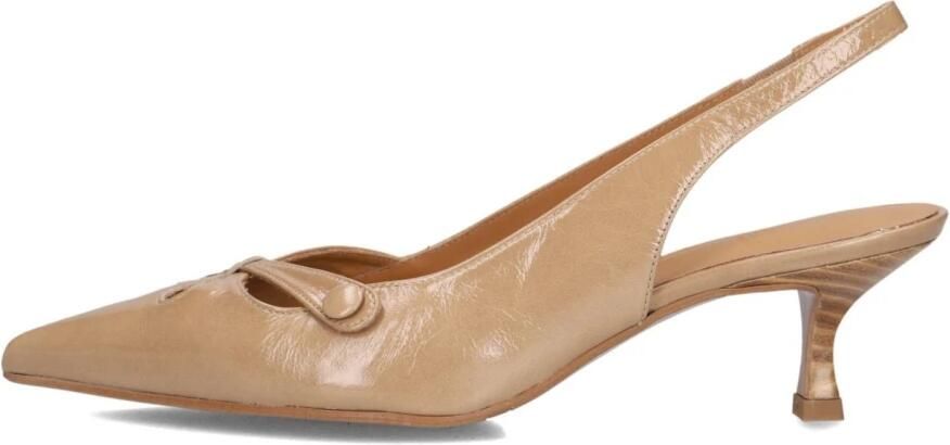 BILLI BI Slingbacks Dames A9414 Lakleer Beige - Foto 6