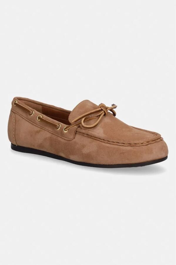 Billi Bi Beige Suède Ballerina met Strikaccenten - Foto 2