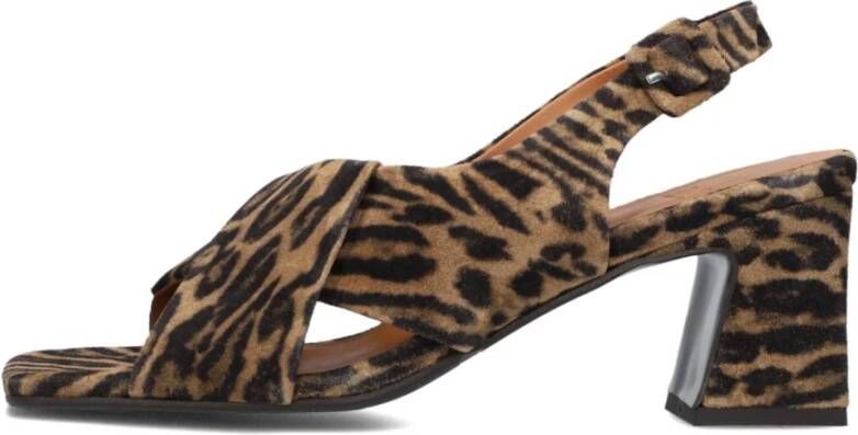 Billi Bi Bruine Slingback Sandalen