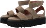 Billi Bi Chunky Plateau Sandalen Dessert Suède Beige Dames - Thumbnail 1