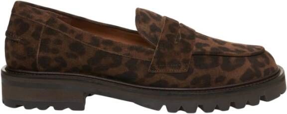 Billi Bi Dierenprint Veterschoenen Marrone Aw25