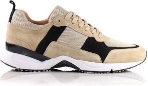 Billi Bi Multikleur Sneaker met Ronde Neus Beige Dames