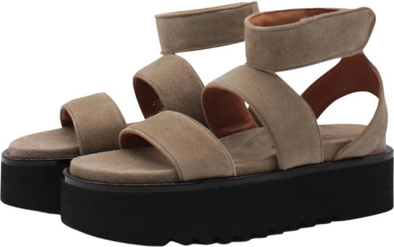 Billi Bi Platte sandalen Beige Dames