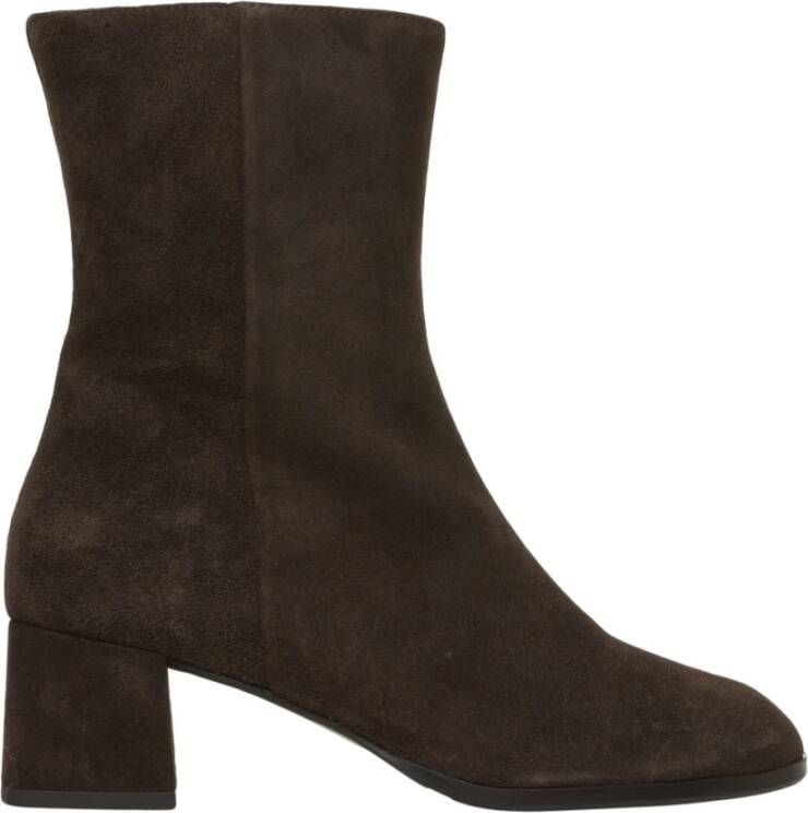 Billi Bi Suède Enkellaarzen Marrone Aw25