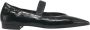 Billi Bi Zwarte Leren Ballet Flats Elegante Stijl Black Dames - Thumbnail 1