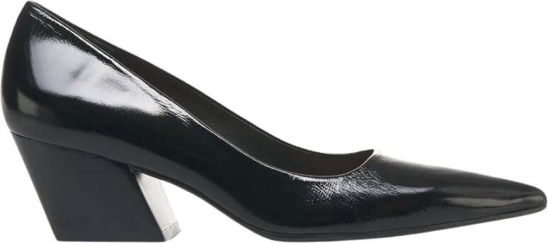 Billi Bi Zwarte Leren Decolleté Pumps Black Dames