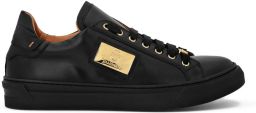 Billionaire Croco Printed Nappa Leather Lo-Top Sneakers