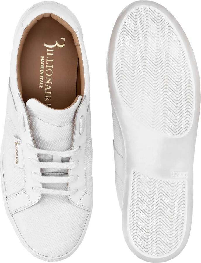 Billionaire Leren Lo-Top Sneakers