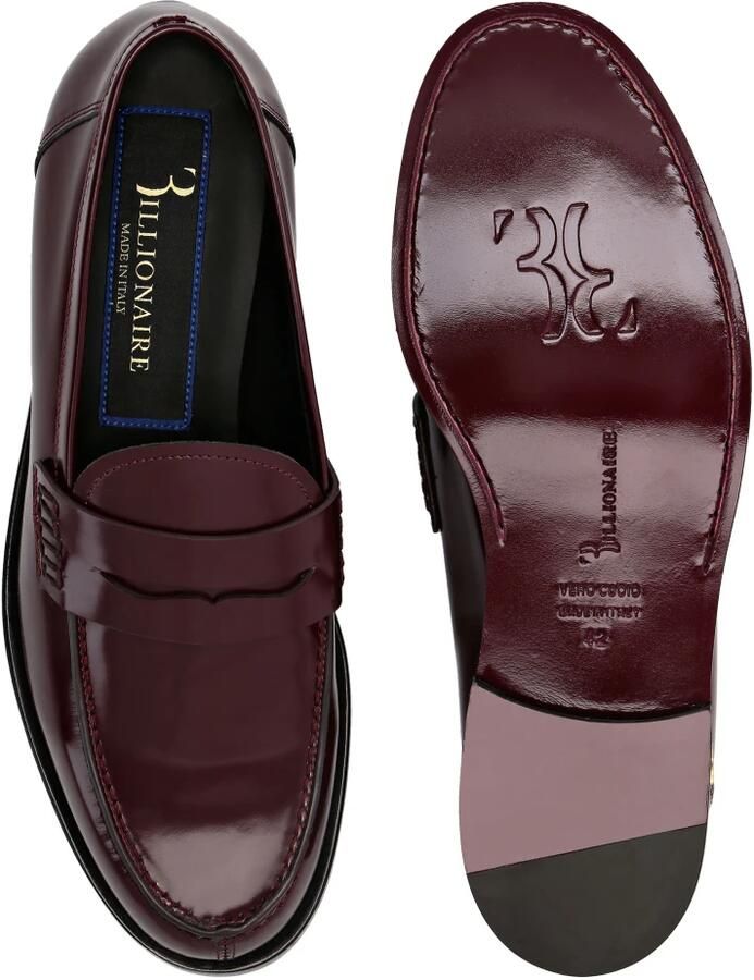 Billionaire Stijlvolle Loafers voor Vrouwen Red Heren