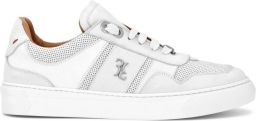Billionaire Nubuck Croco Printed Lo-Top Sneakers