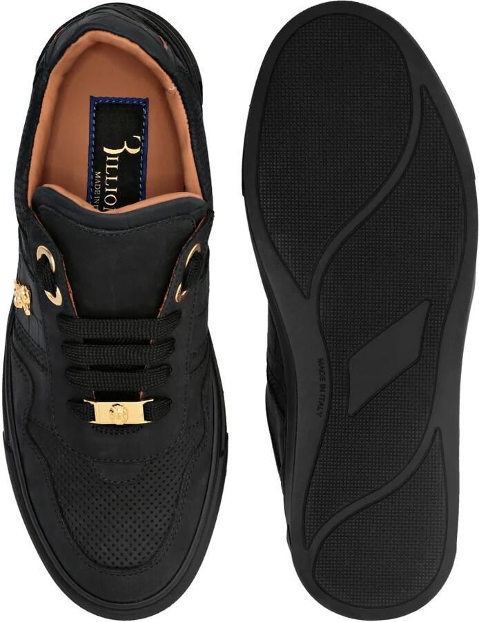 Billionaire Nubuck Croco Printed Lo-Top Sneakers - Foto 2
