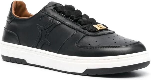 Billionaire Zwarte leren casual trainers sneakers - Foto 2