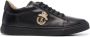 Billionaire Zwarte leren lage sneakers crest Black Heren - Thumbnail 1