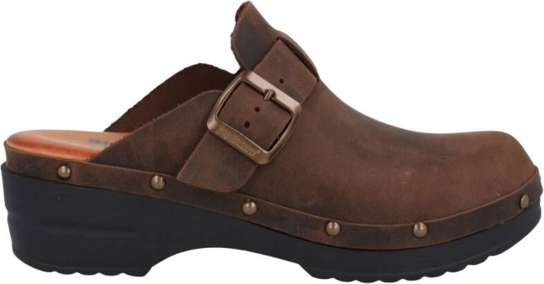 BioNatura Bruine Sandalen Sabot Stijlvolle Zomerschoenen