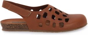 BioNatura Flat Sandals Bruin Dames